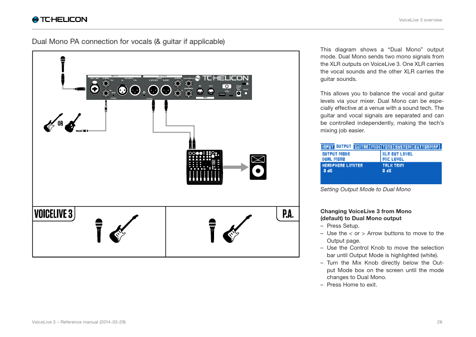 TC-Helicon VoiceLive 3 - Reference Manual User Manual | Page 28 / 127