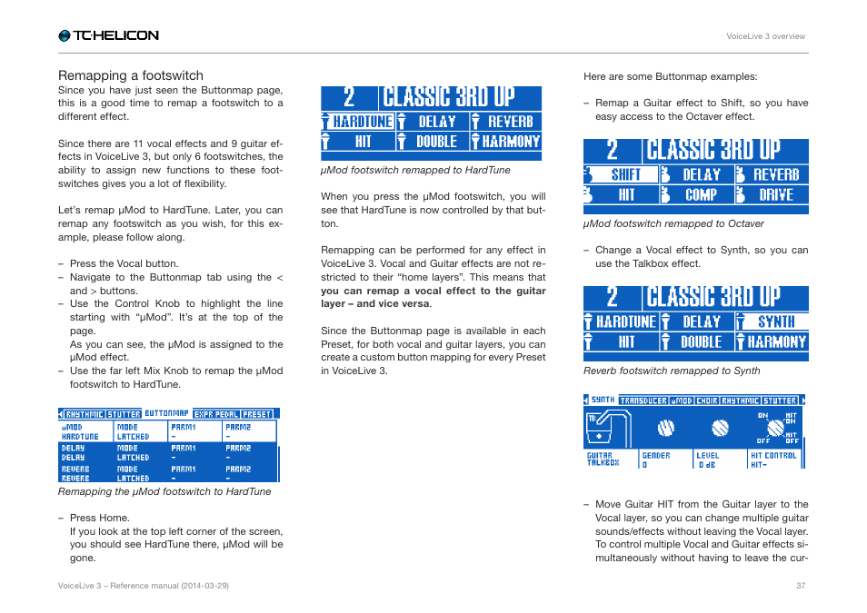 TC-Helicon VoiceLive 3 - Reference Manual User Manual | Page 39 / 127