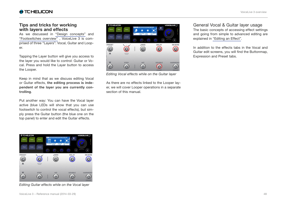 TC-Helicon VoiceLive 3 - Reference Manual User Manual | Page 50 / 127