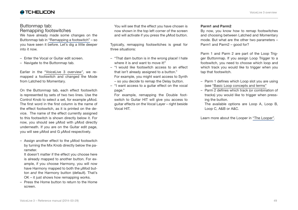 TC-Helicon VoiceLive 3 - Reference Manual User Manual | Page 51 / 127