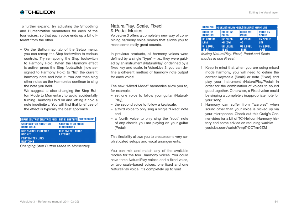 TC-Helicon VoiceLive 3 - Reference Manual User Manual | Page 56 / 127