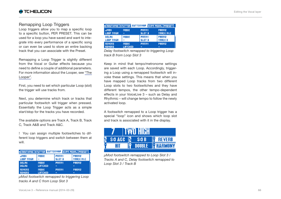 TC-Helicon VoiceLive 3 - Reference Manual User Manual | Page 68 / 127