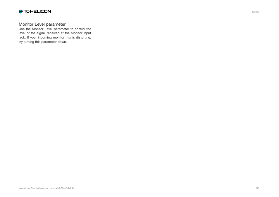 TC-Helicon VoiceLive 3 - Reference Manual User Manual | Page 95 / 127