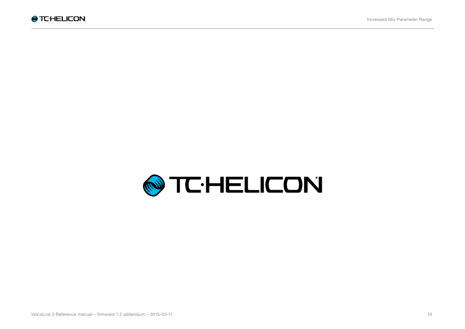 TC-Helicon VoiceLive 3 - Firmware 1.2 Manual Addendum (MIDI Sync) User Manual | Page 12 / 12