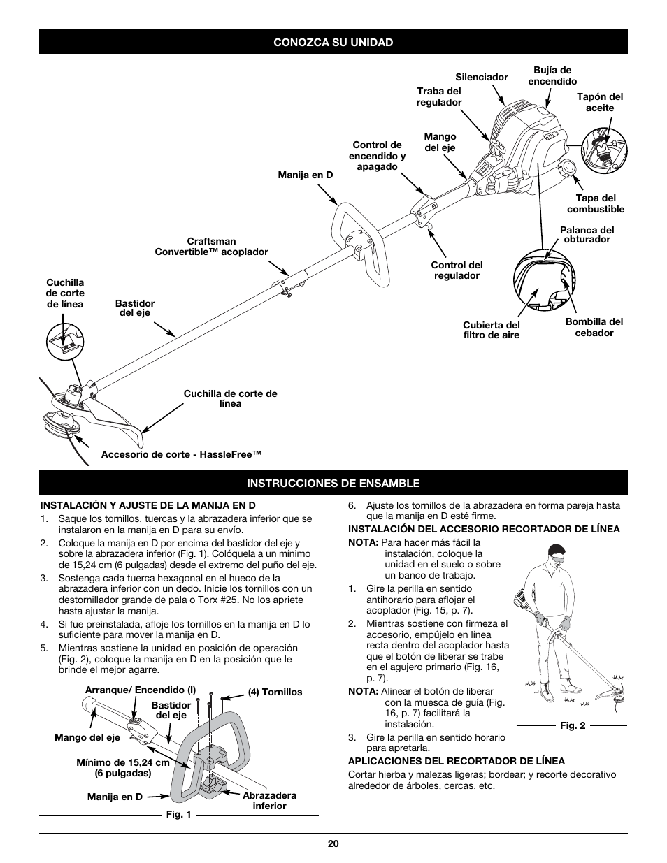 Craftsman 316.79617 User Manual | Page 20 / 36