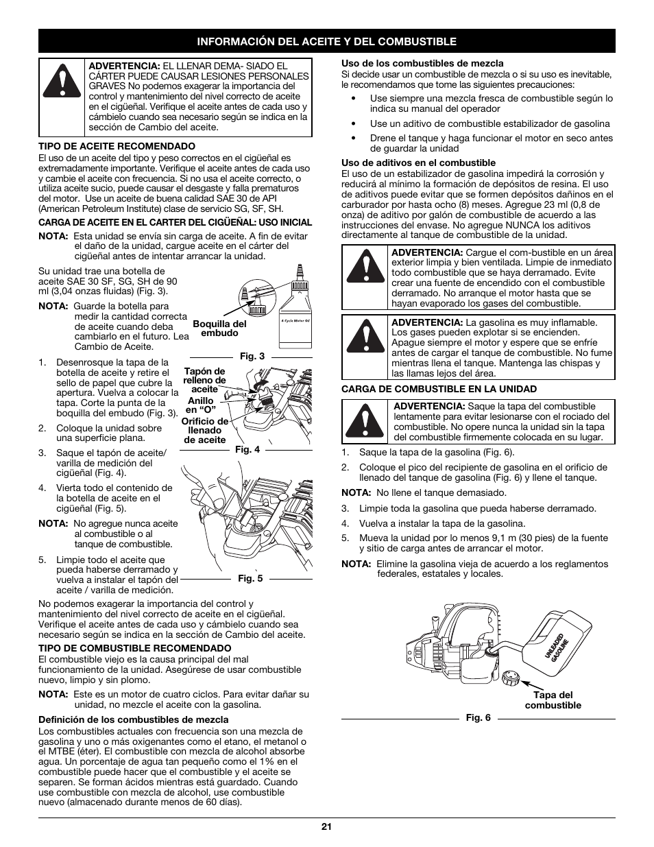 Craftsman 316.79617 User Manual | Page 21 / 36