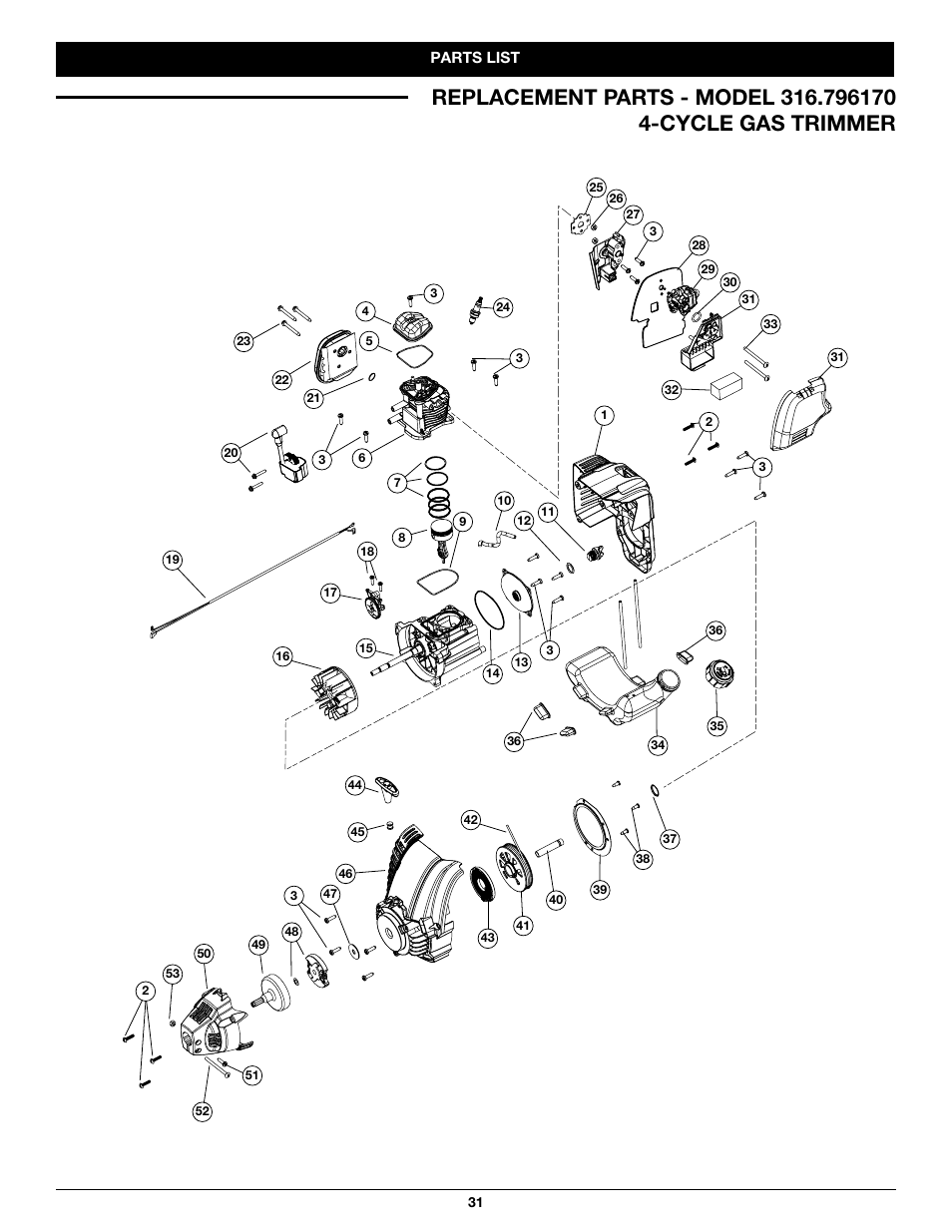 Craftsman 316.79617 User Manual | Page 31 / 36