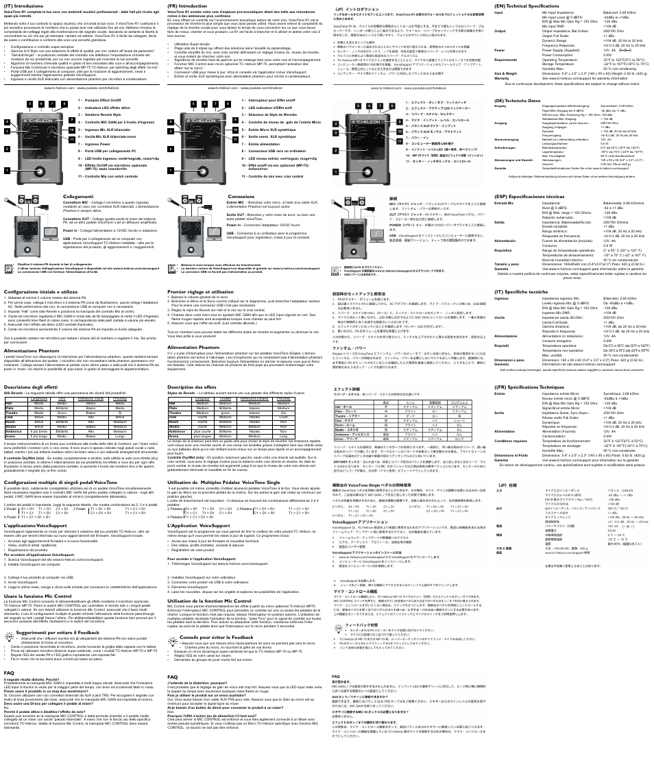 TC-Helicon VoiceTone R1 Manual User Manual | Page 2 / 2