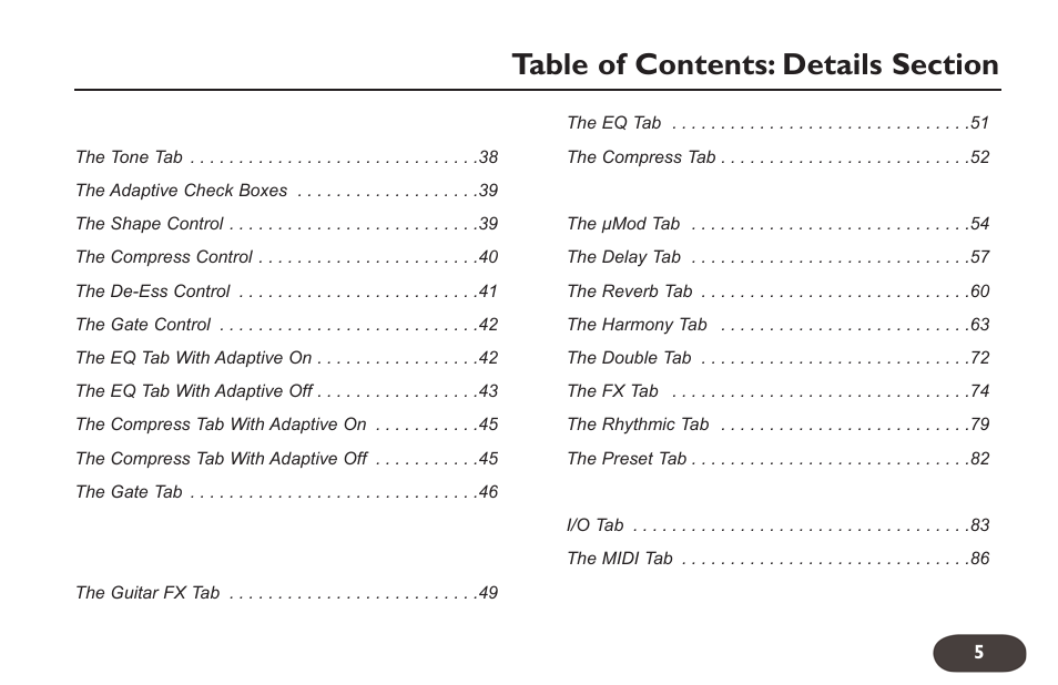 TC-Helicon VoiceLive 2 User manual User Manual | Page 5 / 105