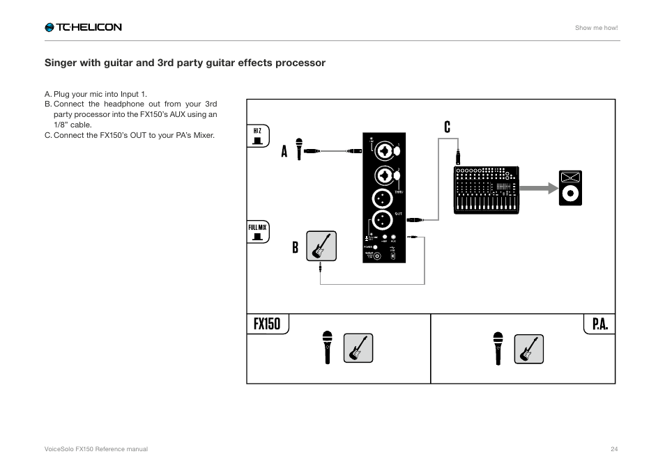 Fx150 | TC-Helicon Voicesolo FX150 - Reference Manual User Manual | Page 26 / 40