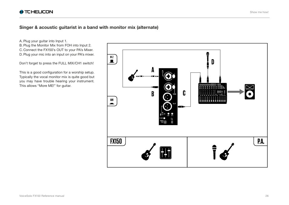 Fx150 | TC-Helicon Voicesolo FX150 - Reference Manual User Manual | Page 28 / 40