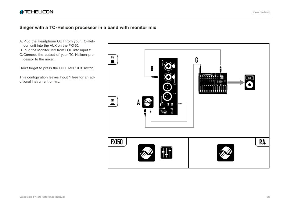 Fx150 | TC-Helicon Voicesolo FX150 - Reference Manual User Manual | Page 30 / 40