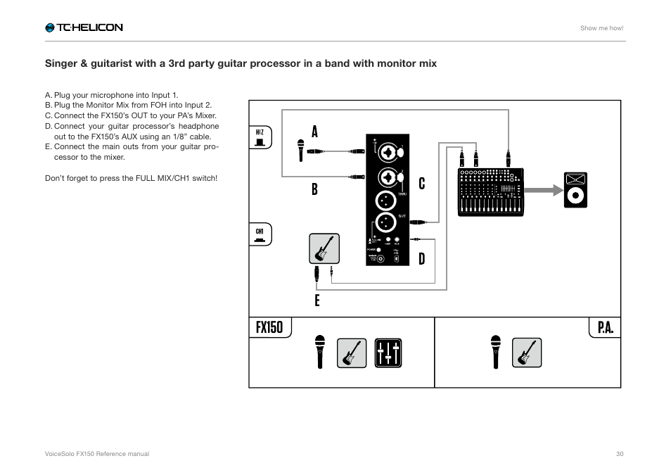 Efx150 | TC-Helicon Voicesolo FX150 - Reference Manual User Manual | Page 32 / 40