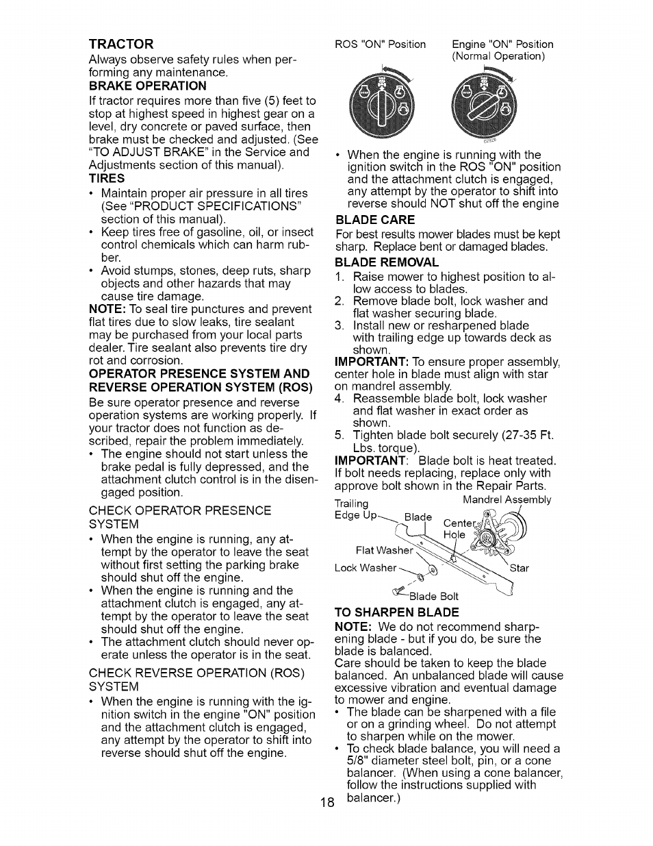 Tractor | Craftsman 917.275400 User Manual | Page 18 / 56