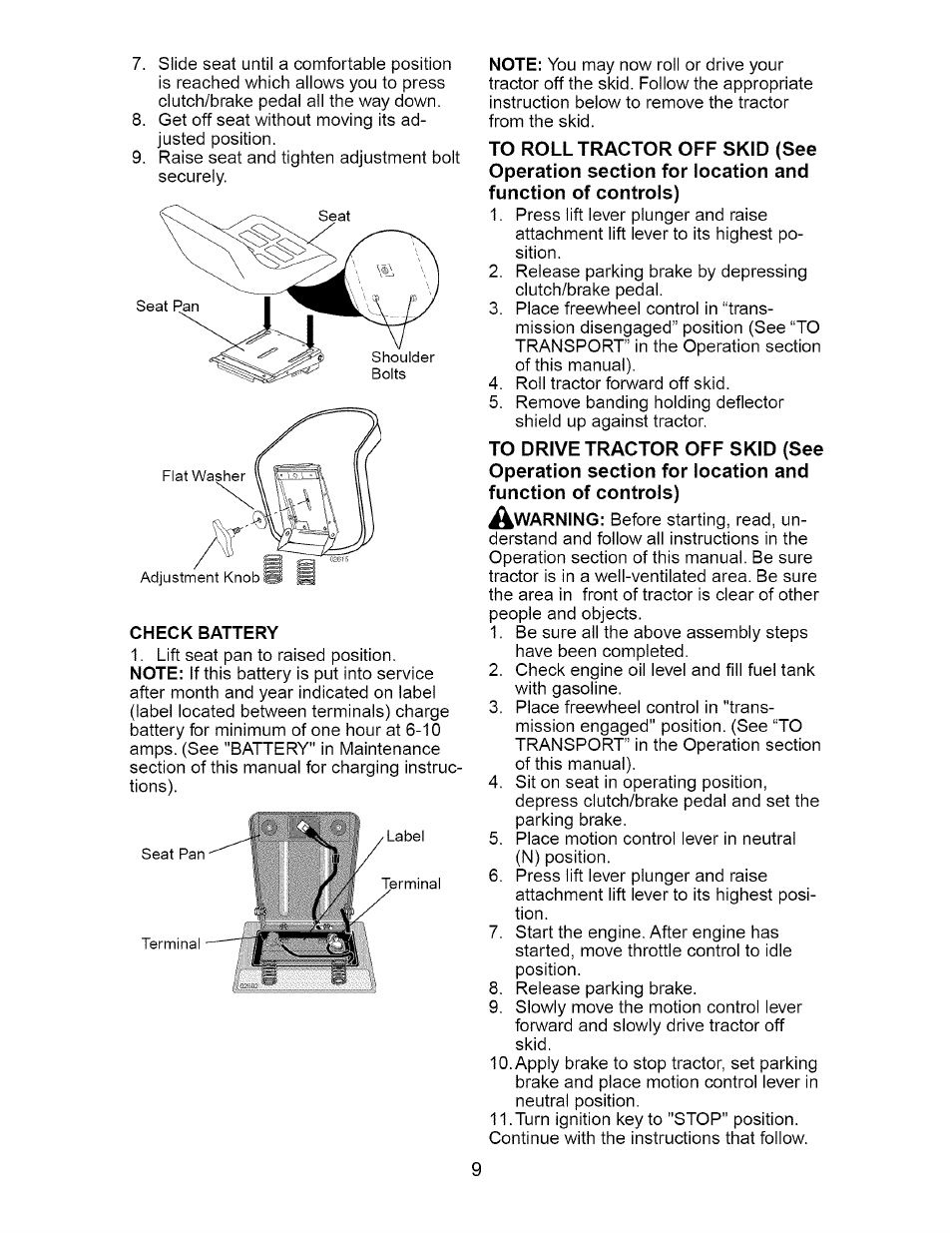 Craftsman 917.275400 User Manual | Page 9 / 56