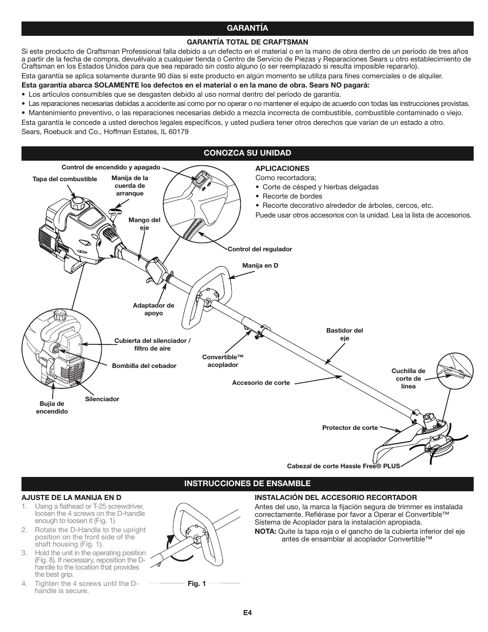 Craftsman 316.7919 User Manual | Page 16 / 28