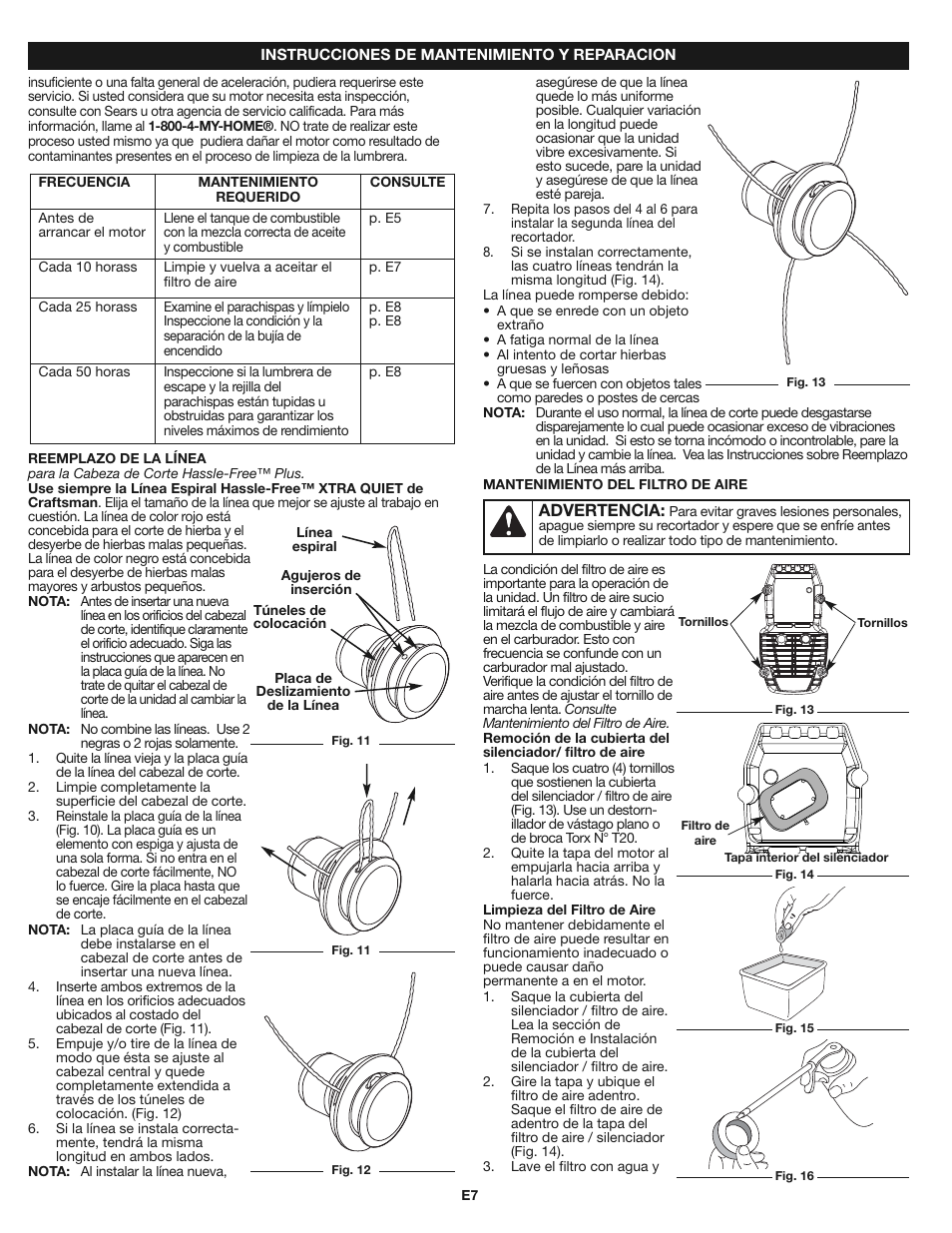 Craftsman 316.7919 User Manual | Page 19 / 28