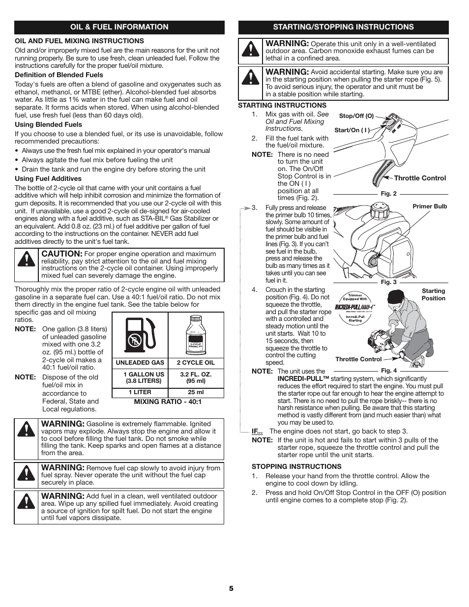 Craftsman 316.7919 User Manual | Page 5 / 28