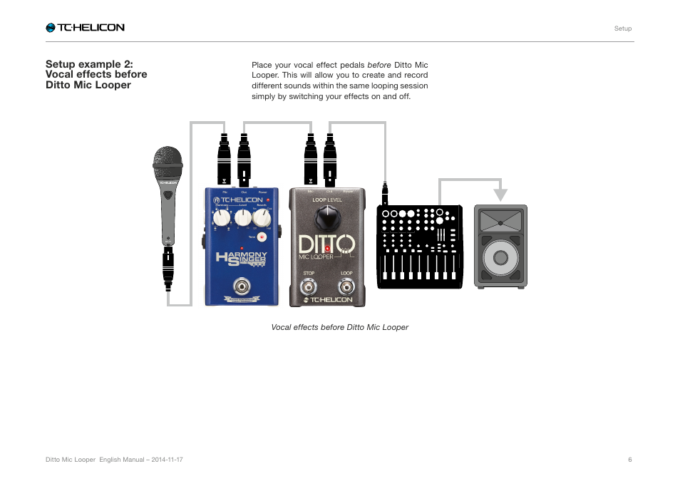TC-Helicon Ditto Mic Looper - Reference Manual User Manual | Page 8 / 15