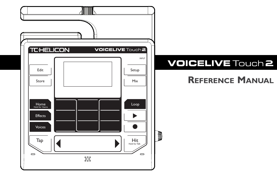 TC-Helicon VoiceLive Touch 2 Reference Manual User Manual | 98 pages