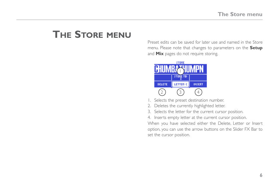 The store menu | TC-Helicon VoiceLive Touch 2 Reference Manual User Manual | Page 12 / 98