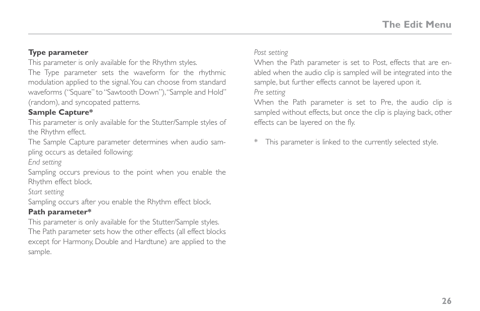 TC-Helicon VoiceLive Touch 2 Reference Manual User Manual | Page 32 / 98
