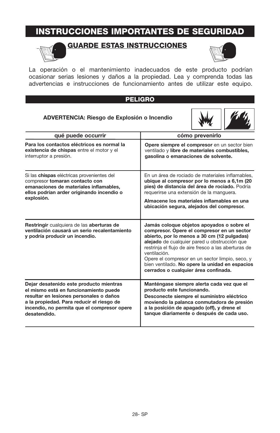Instrucciones importantes de seguridad, Guarde estas instrucciones | Craftsman 919.166442 User Manual | Page 24 / 44