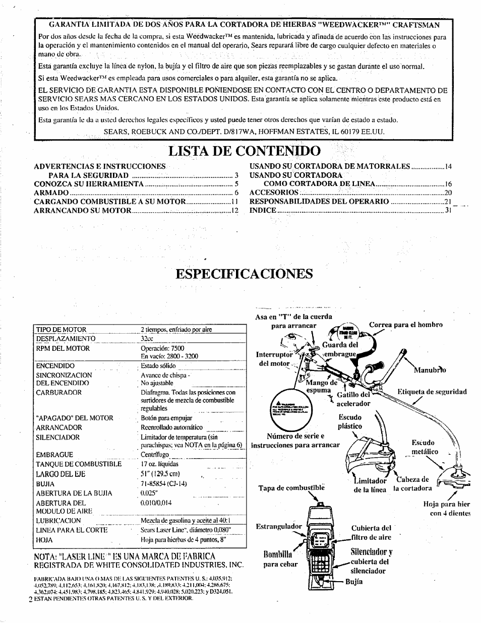 Craftsman 358.798260-32cc User Manual | Page 31 / 61