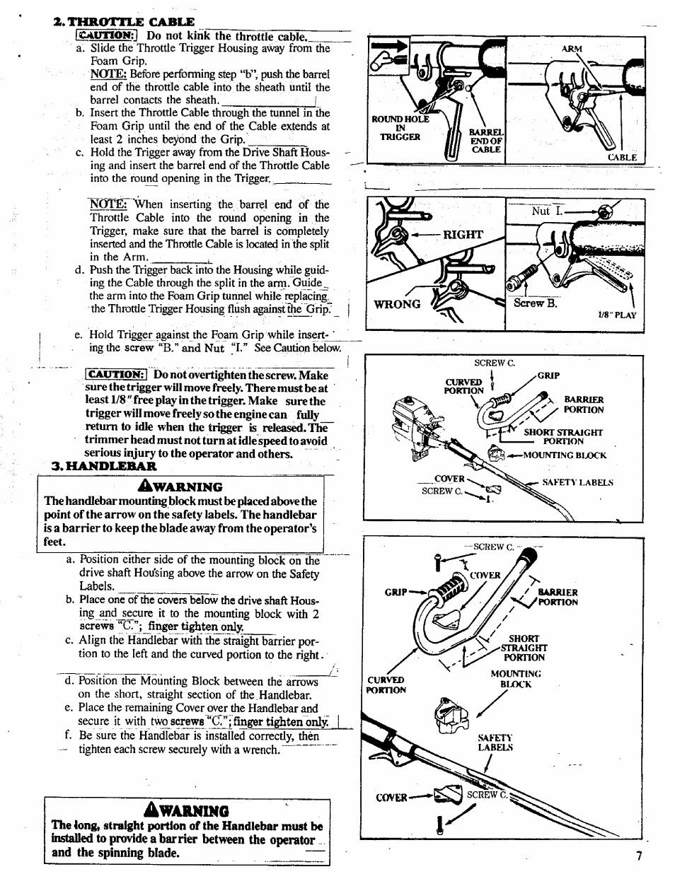 Aw4rn1ii0 | Craftsman 358.798260-32cc User Manual | Page 7 / 61