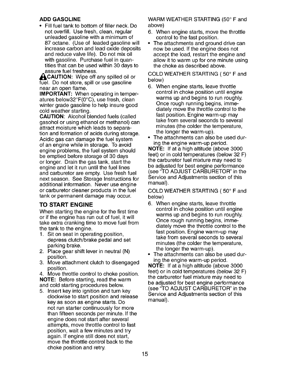 Craftsman 917.272670 User Manual | Page 15 / 56