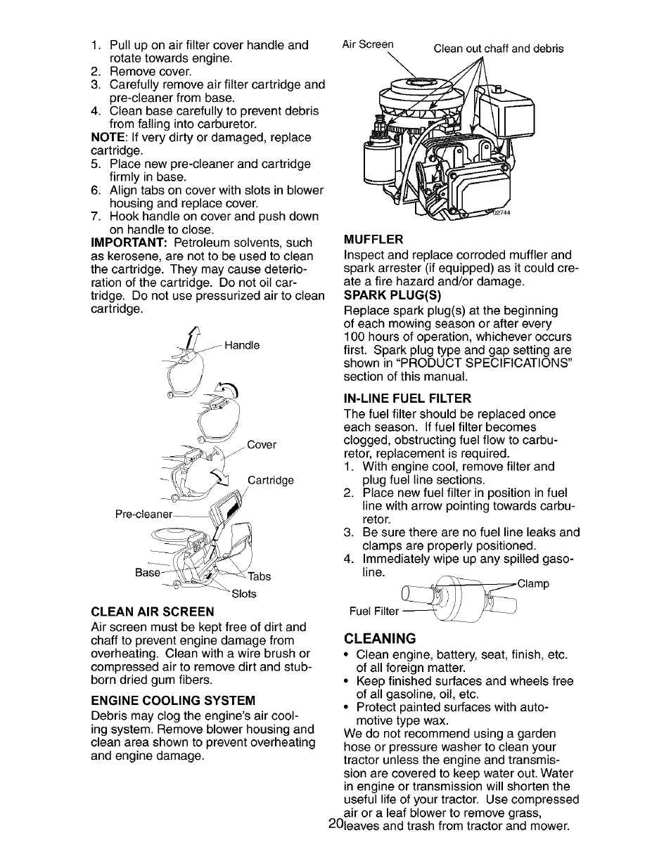 Craftsman 917.272670 User Manual | Page 20 / 56