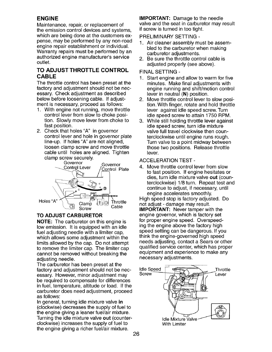 Craftsman 917.272670 User Manual | Page 26 / 56