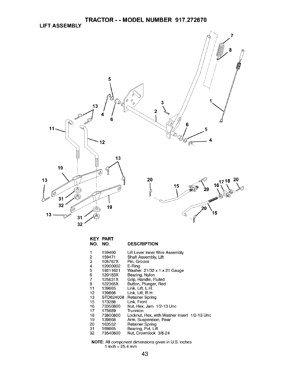 Craftsman 917.272670 User Manual | Page 43 / 56