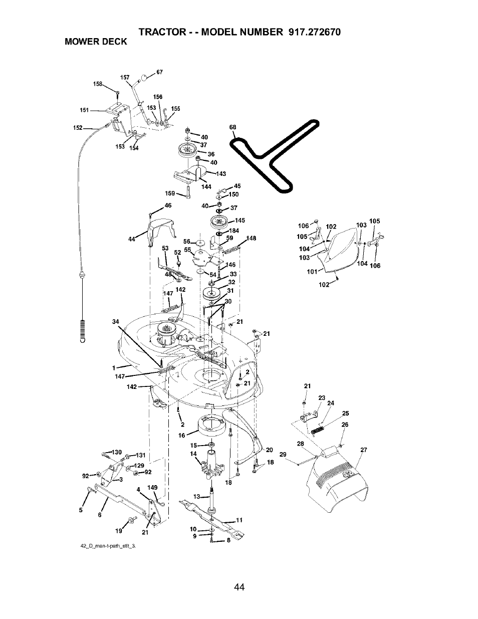 Craftsman 917.272670 User Manual | Page 44 / 56