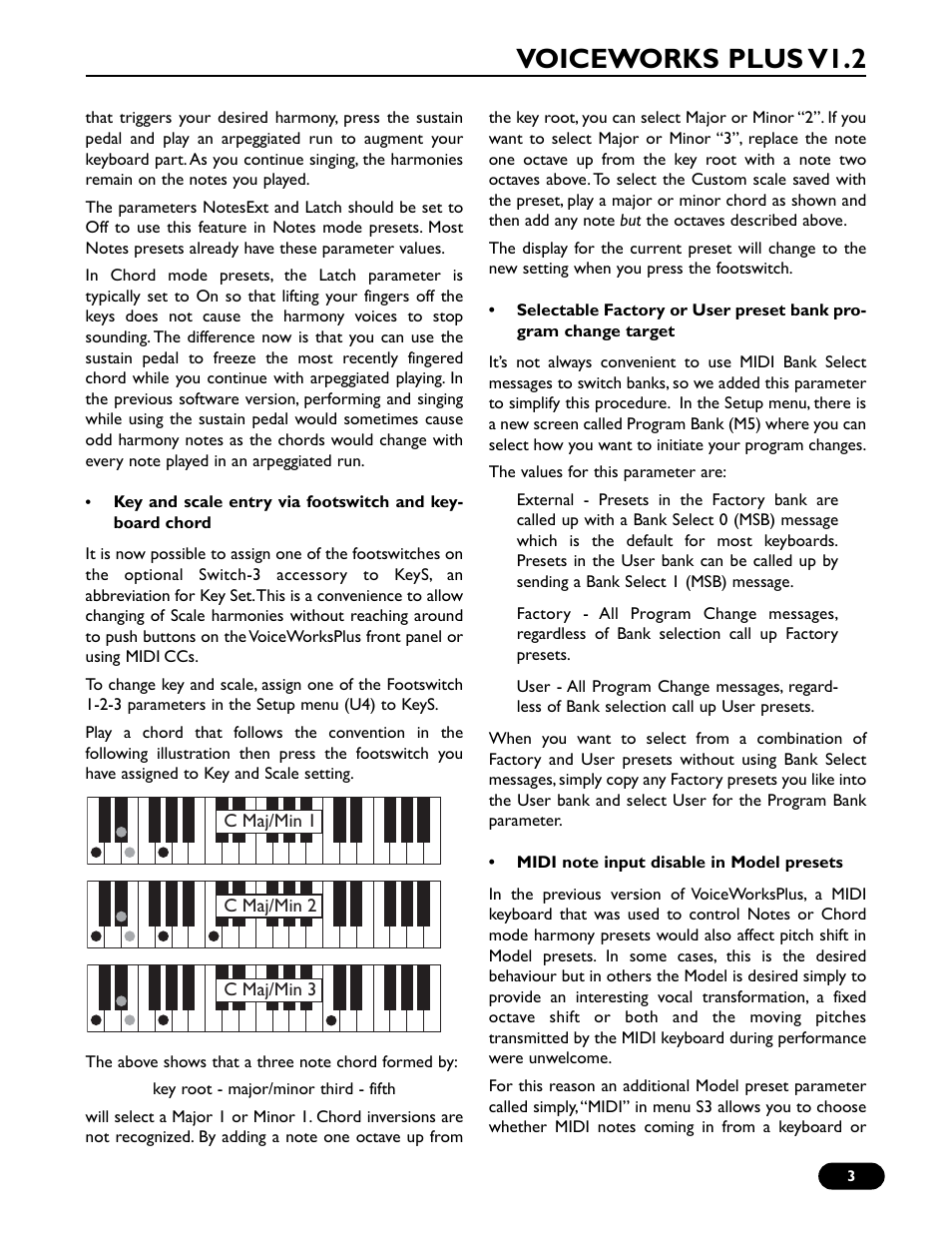 Voiceworks plus v1.2 | TC-Helicon VoiceWorks Plus 1.2 Addendum User Manual | Page 3 / 6