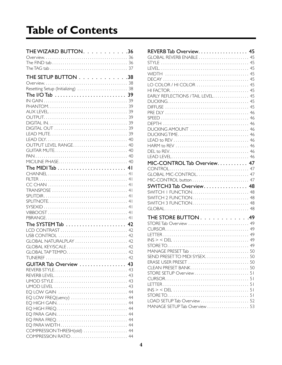 TC-Helicon VoiceLive Rack Full User's Manual User Manual | Page 5 / 89