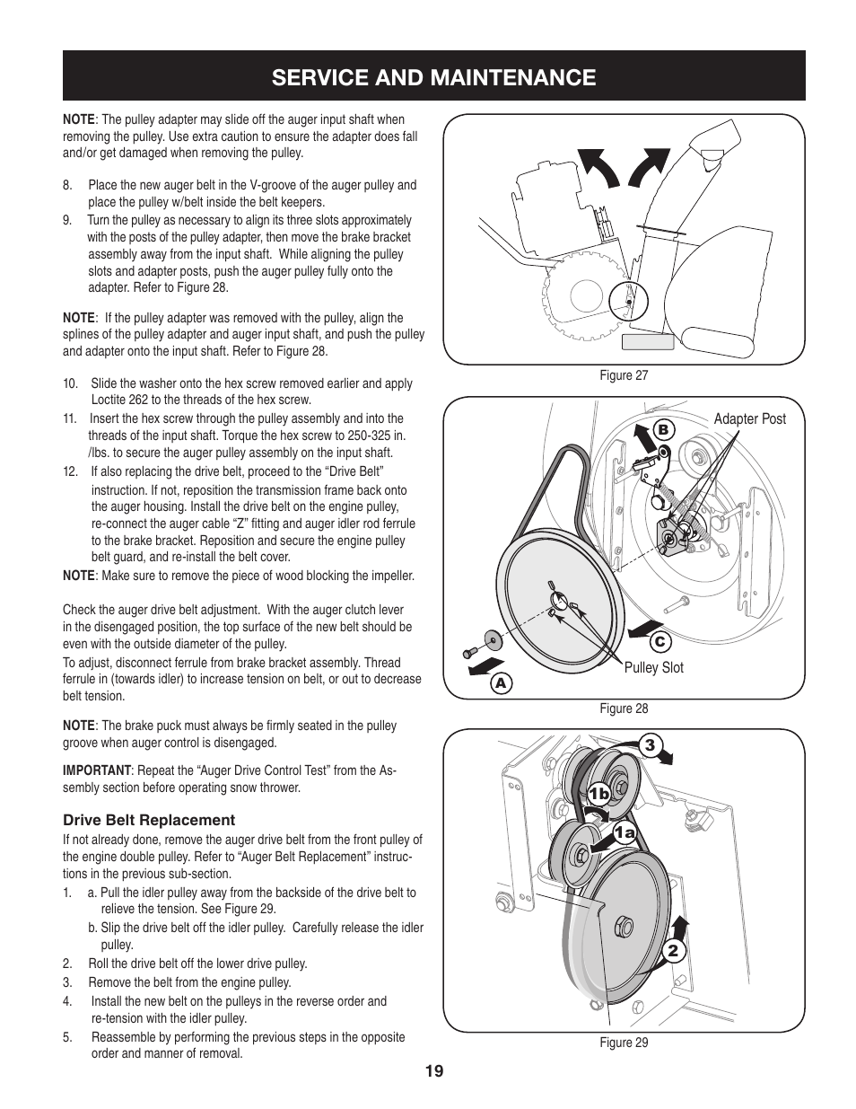 Service and maintenance | Craftsman 247.88045 User Manual | Page 19 / 64