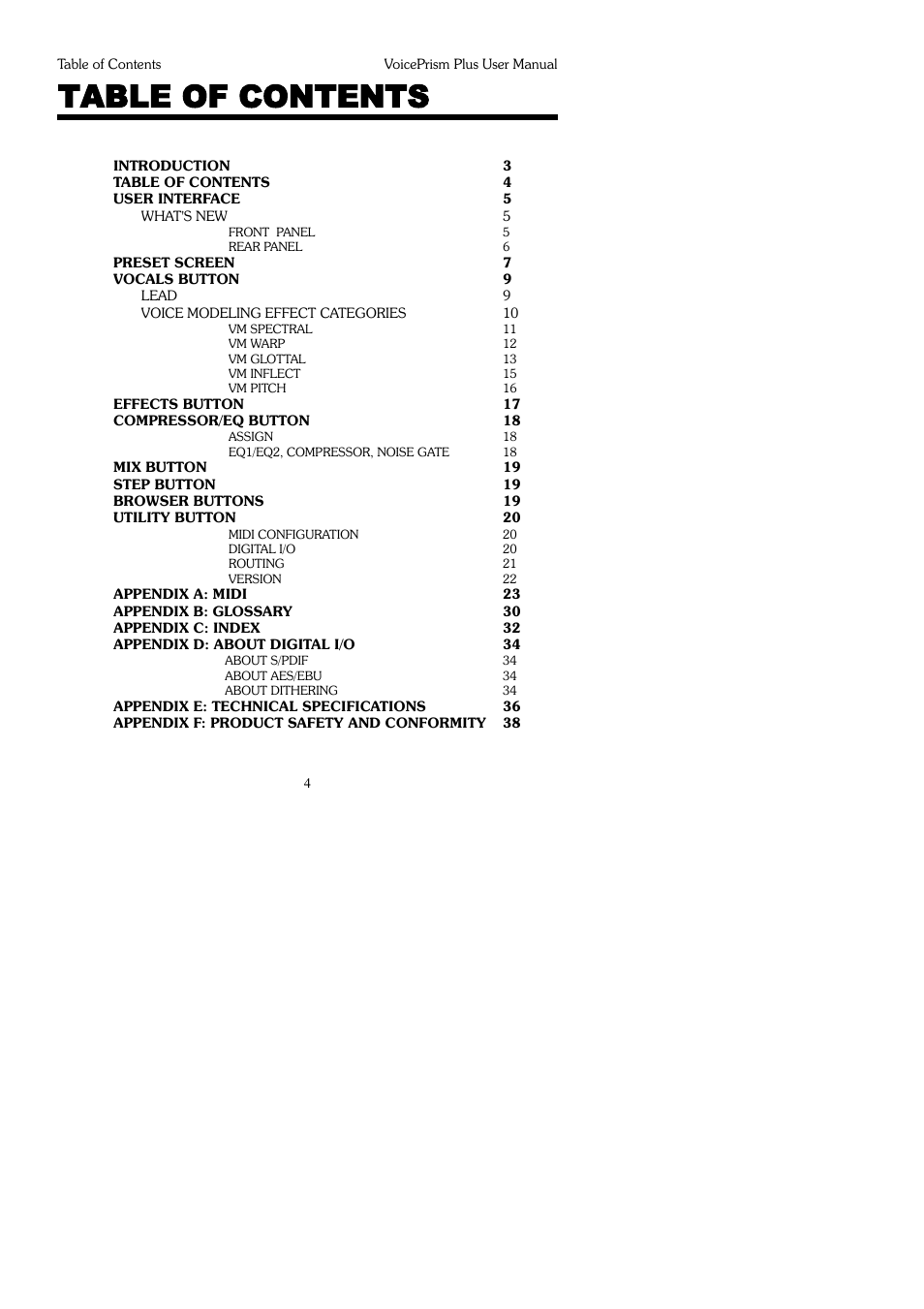 TC-Helicon VoicePrismPlus Manual User Manual | Page 4 / 41