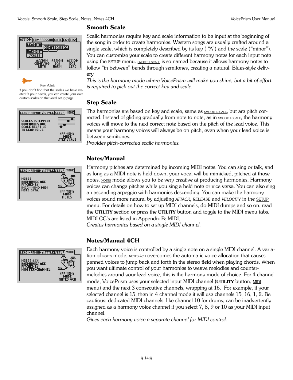 TC-Helicon Voiceprism Manual User Manual | Page 14 / 46
