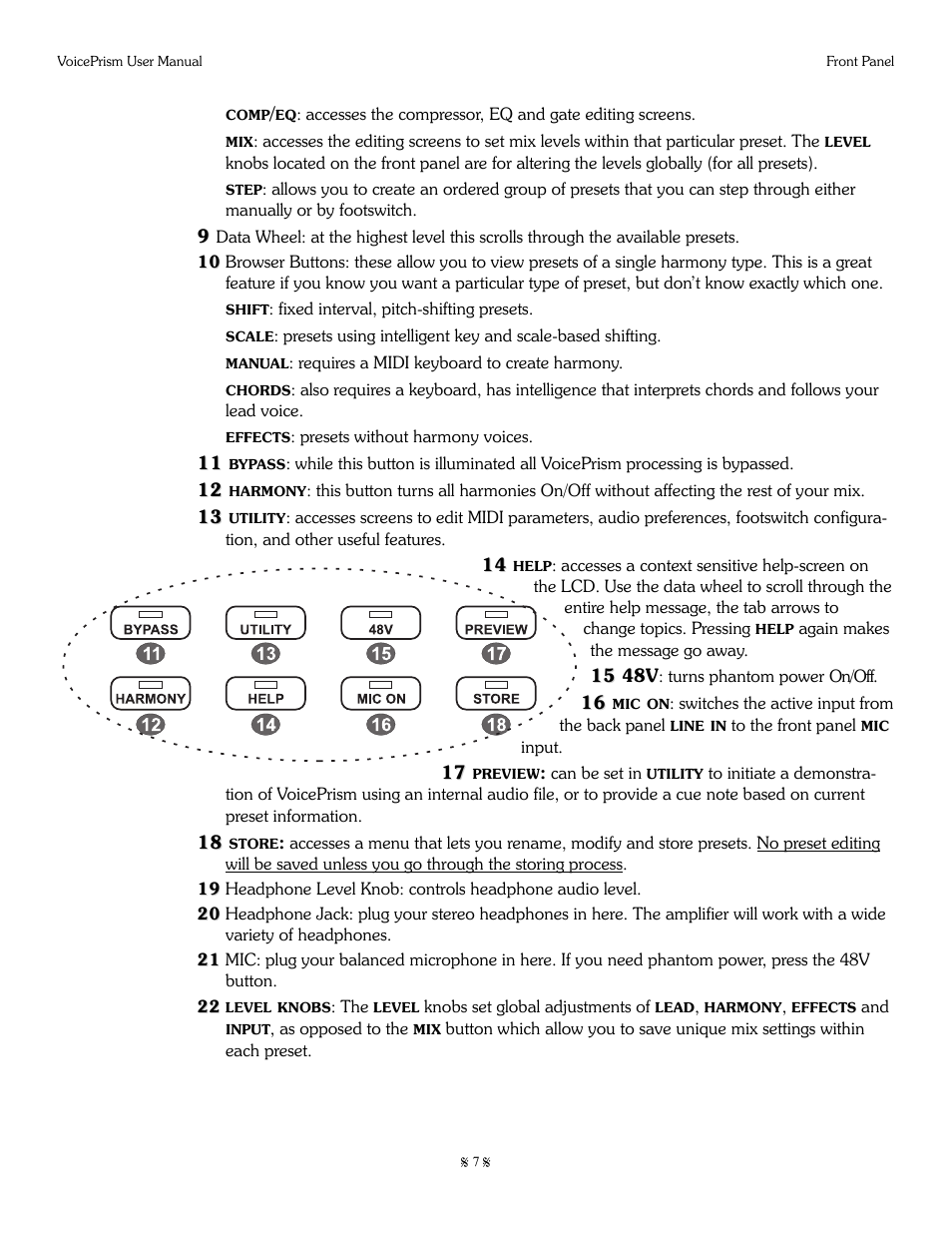 TC-Helicon Voiceprism Manual User Manual | Page 7 / 46