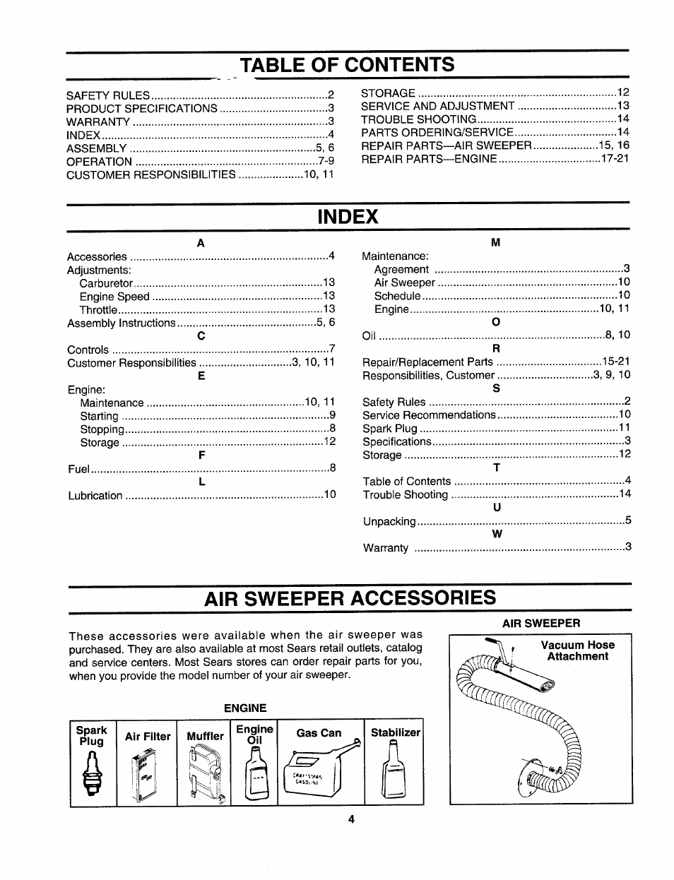 Craftsman 247.797900 User Manual | Page 4 / 36