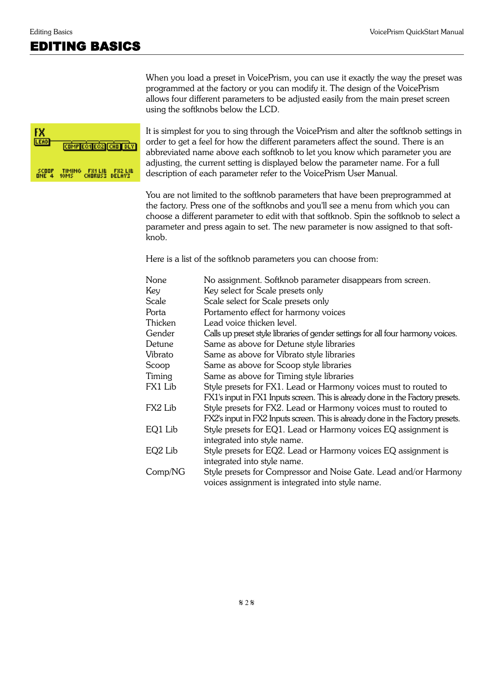 Editing basics | TC-Helicon Voiceprism Quickguide User Manual | Page 2 / 9