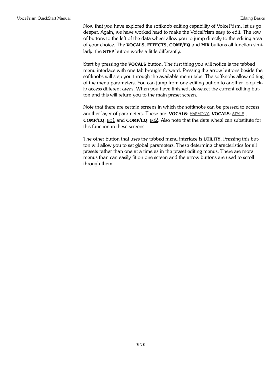 TC-Helicon Voiceprism Quickguide User Manual | Page 3 / 9