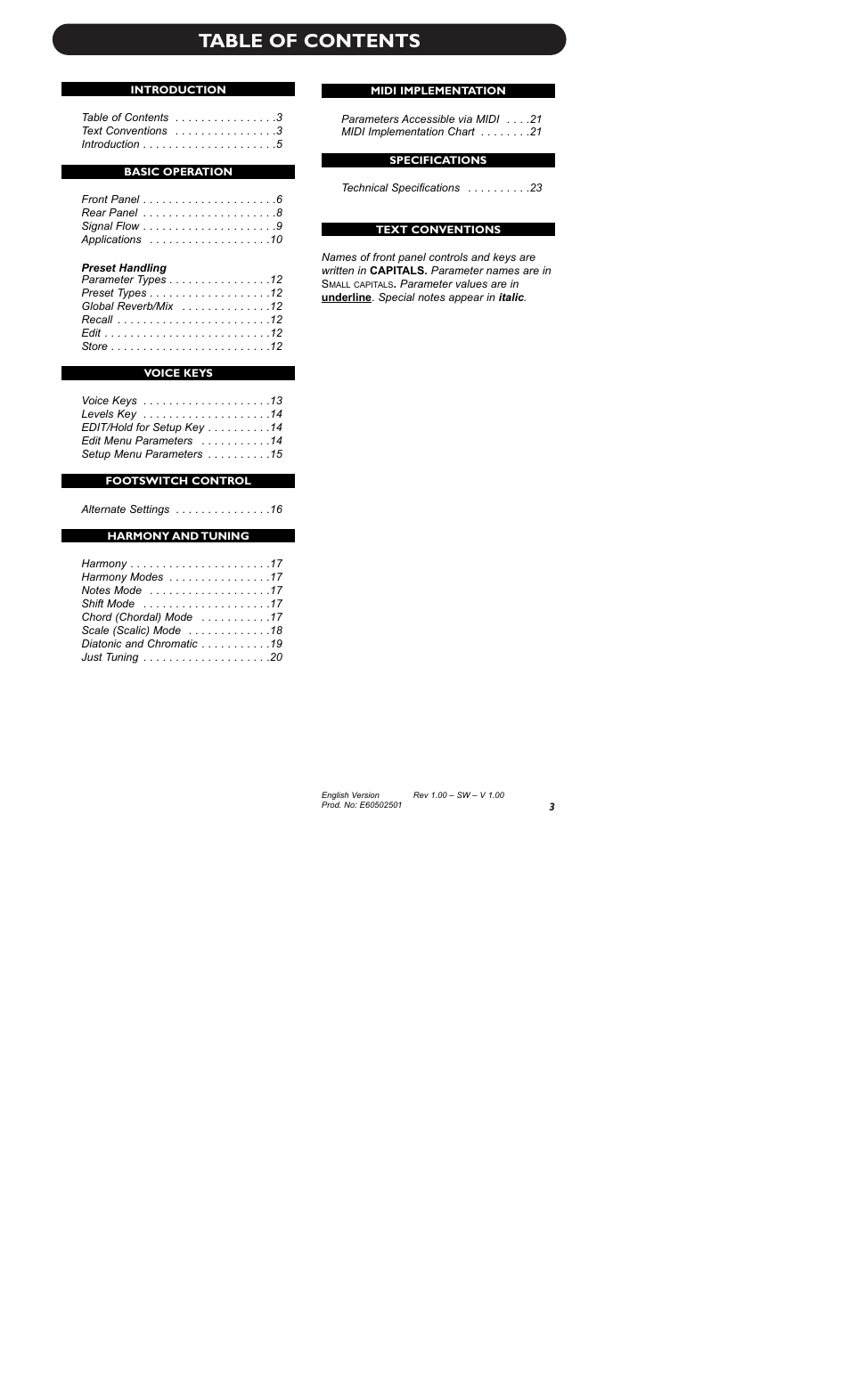 TC-Helicon Quintet Manual User Manual | Page 5 / 25