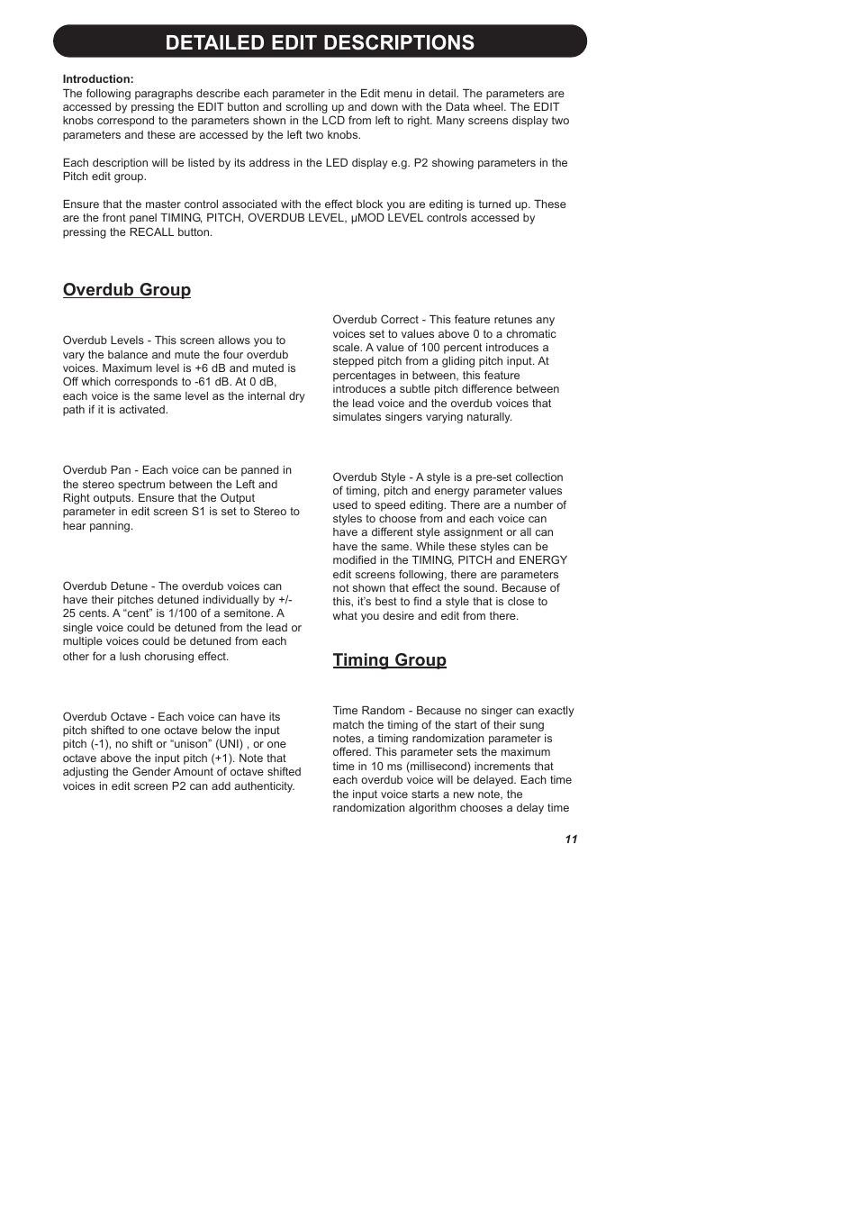 TC-Helicon VoiceDoubler Manual User Manual | Page 13 / 21