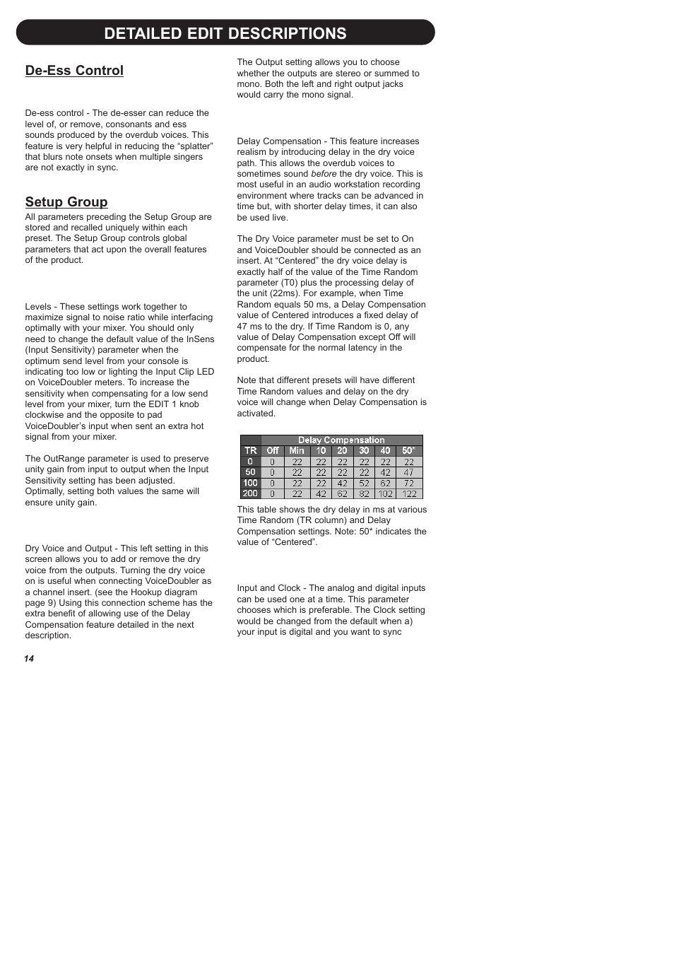 Detailed edit descriptions | TC-Helicon VoiceDoubler Manual User Manual | Page 16 / 21