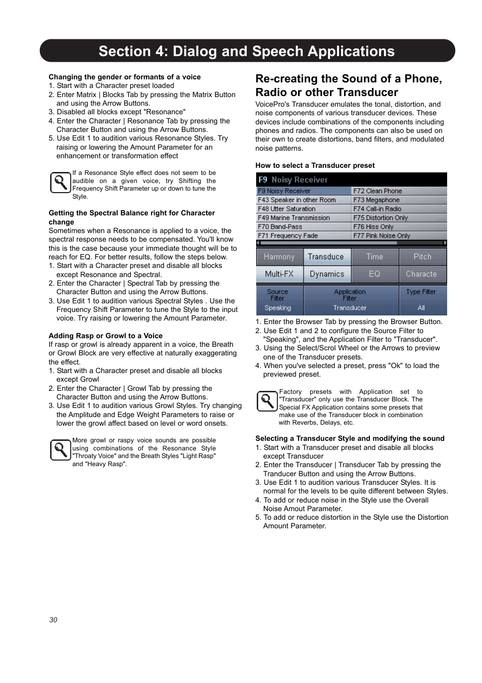 TC-Helicon VoicePro User Manual | Page 30 / 77