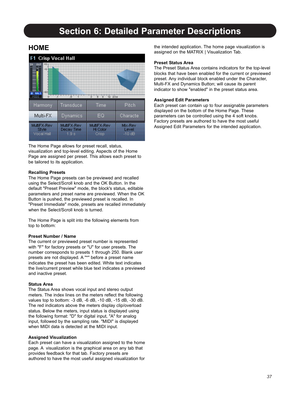 Home | TC-Helicon VoicePro User Manual | Page 37 / 77