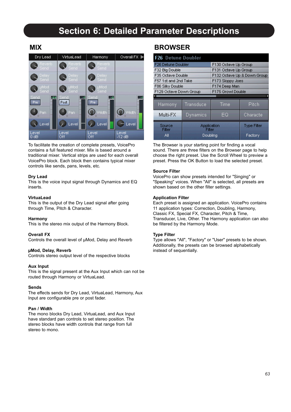 Browser | TC-Helicon VoicePro User Manual | Page 63 / 77