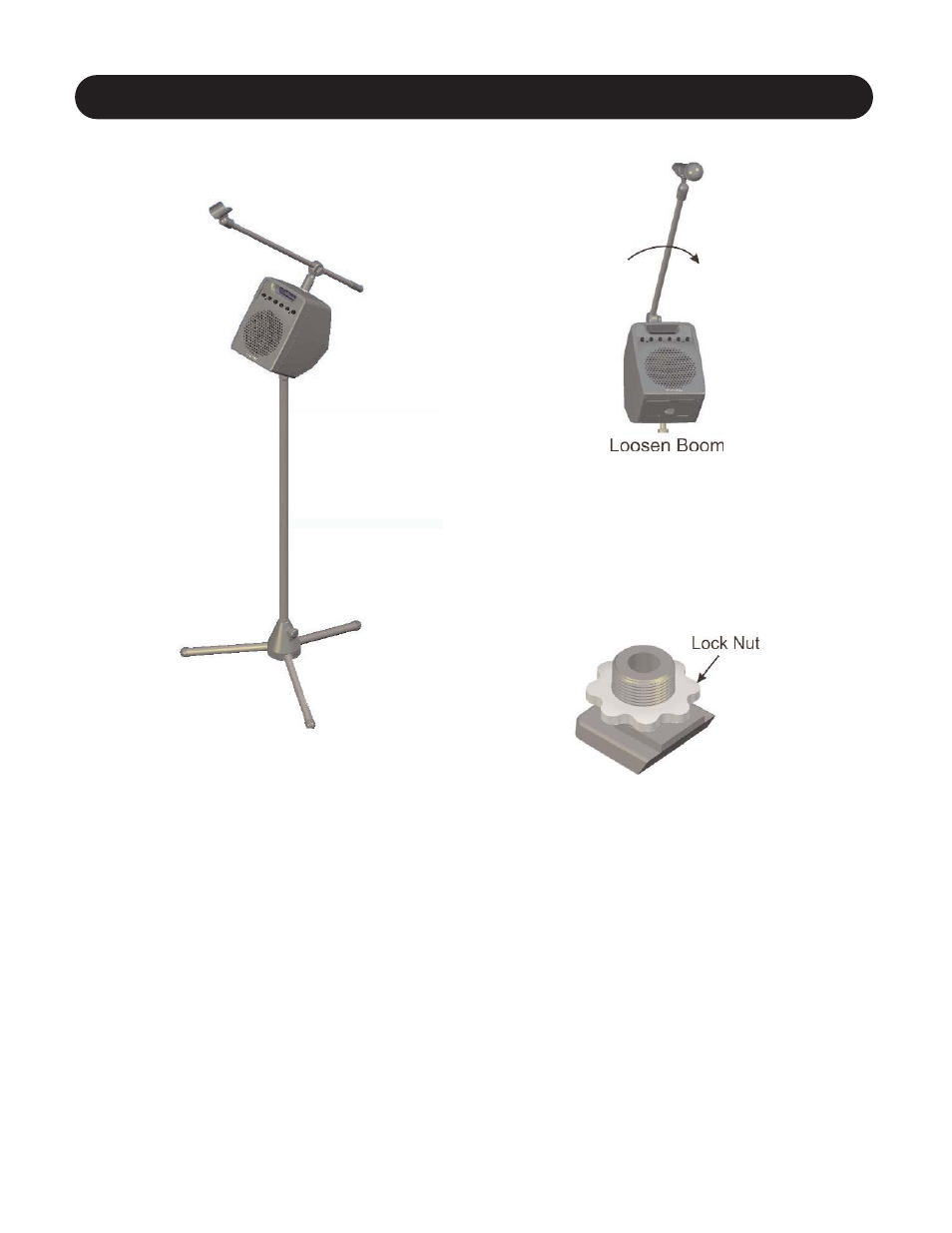 Mic stand mounting | TC-Helicon VSM-200P-XT Manual User Manual | Page 11 / 15